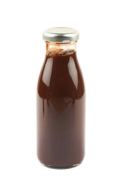 İzole barbekü sosu şişe — Stok fotoğraf