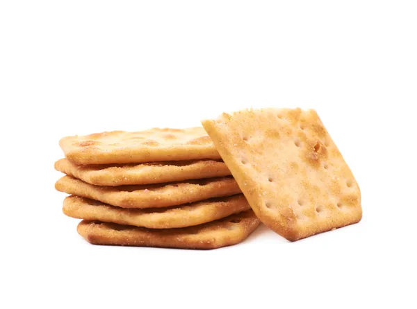 Gekruide cracker samenstelling geïsoleerd — Stockfoto