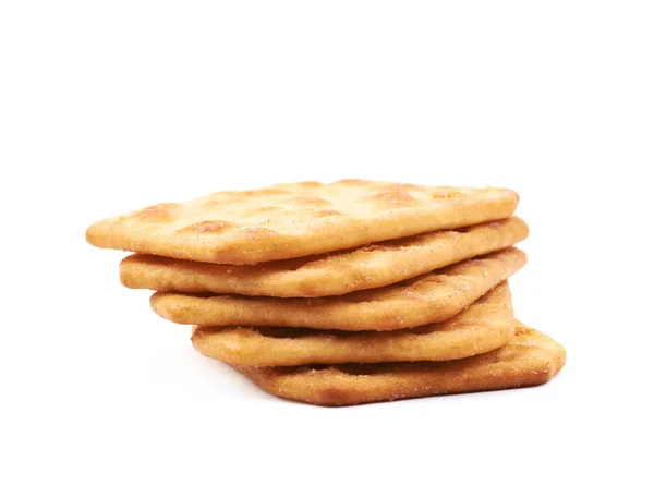 Kryddad cracker sammansättning isolerade — Stockfoto