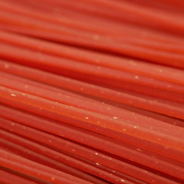 Spagetti ile kaplı yüzey