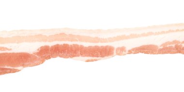 İzole ham pastırma kompozisyon