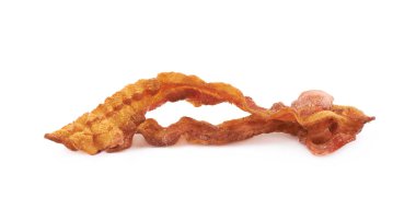 Kızarmış domuz pastırması kompozisyon izole