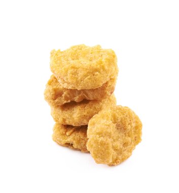 Tavuk nugget kompozisyon izole