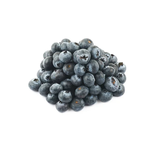 Pile of blueberries isolated — Stock Photo, Image