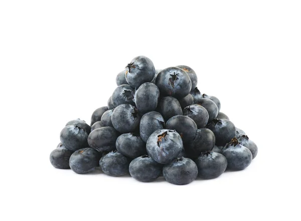 Pile of blueberries isolated — Stock Photo, Image