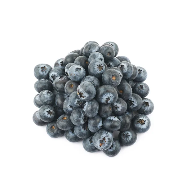 Pile of blueberries isolated — Stock Photo, Image