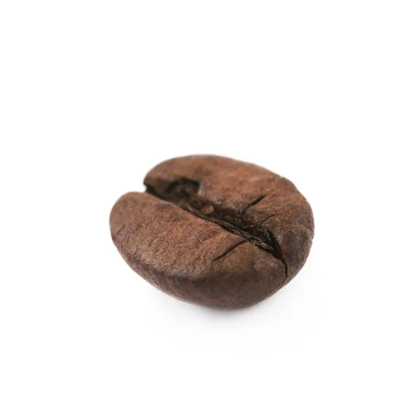 Egyetlen kávébab elszigetelt — Stock Fotó
