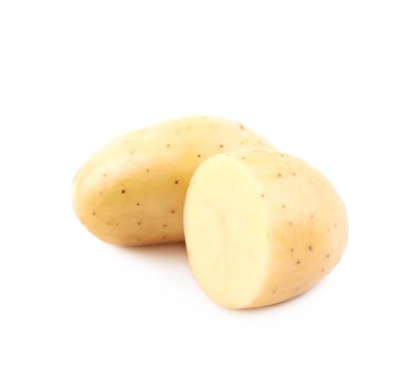 Çiğ patates kompozisyon izole