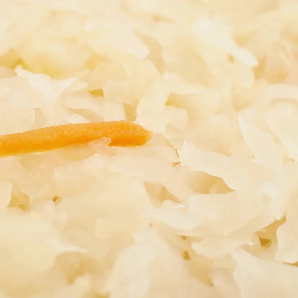 소금에 절인 양배추와 코팅 표면 — 스톡 사진