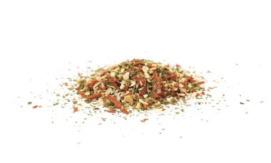 İtalyan baharat izole yığını