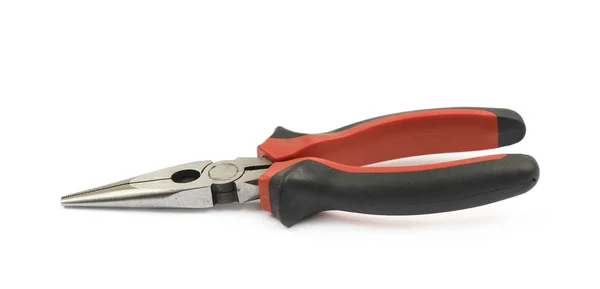 Black and red pliers tool isolated — Stock Photo, Image