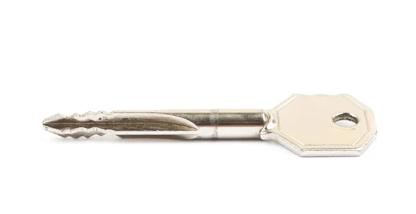 Metall lock-tangenten som isolerade — Stockfoto