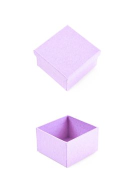 İzole kağıt hediye kutusu