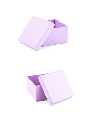 İzole kağıt hediye kutusu