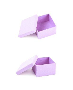 İzole kağıt hediye kutusu