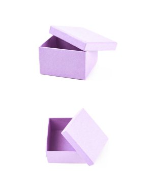 İzole kağıt hediye kutusu