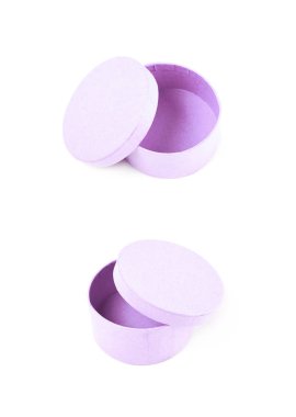 İzole kağıt hediye kutusu