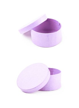 İzole kağıt hediye kutusu