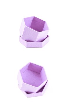 İzole kağıt hediye kutusu