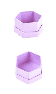 İzole kağıt hediye kutusu