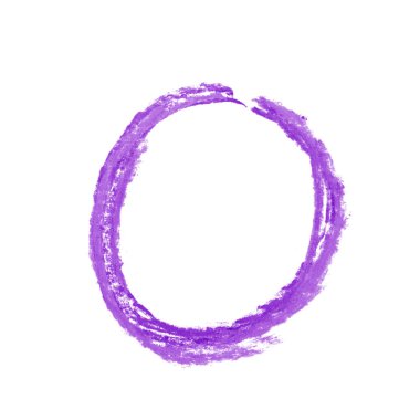 Tek elle çizilmiş mektup izole