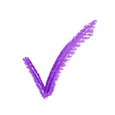 Çizilmiş Evet onay işareti işaret