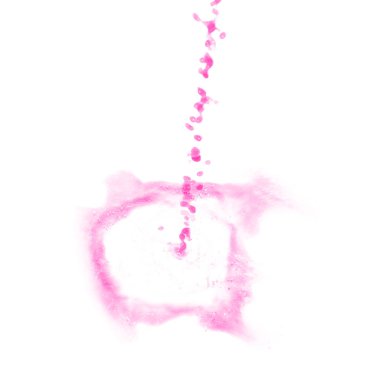 Hareket sıvı sıçrama izole