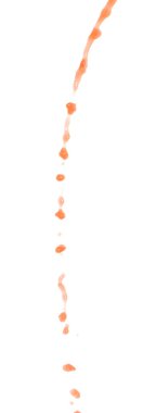 Beyaz arka plan üzerinde hareket şeffaf sıvı sıçrama izole