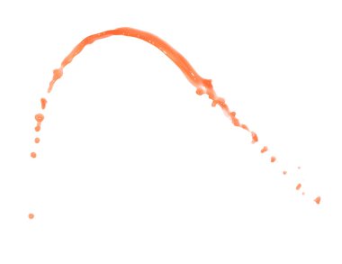 Hareket sıvı sıçrama izole