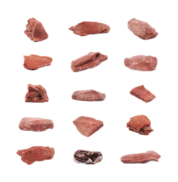 Slice of beef meat isolated — Stock Photo, Image