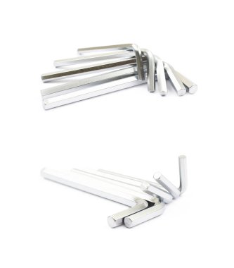 İzole metal hex anahtar