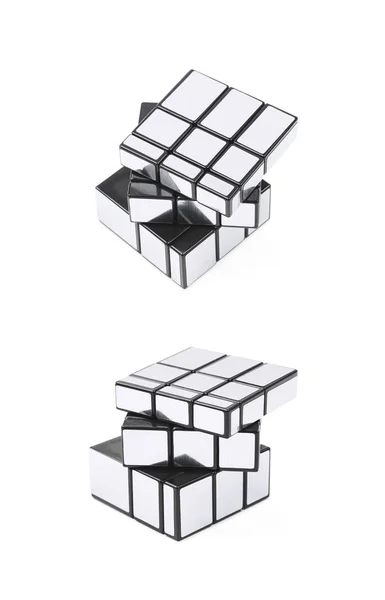 Variation d'un cube de puzzle isolé — Photo