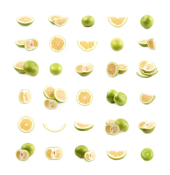 Conjunto de imágenes de pomelo dulce — Foto de Stock