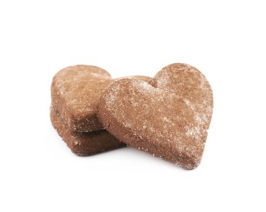 İzole çikolata zencefilli kurabiye