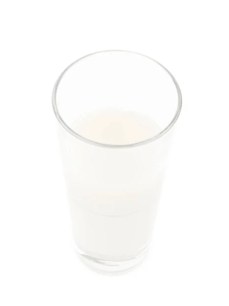 Glas melk geïsoleerd — Stockfoto