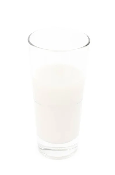 Vetro di latte isolato — Foto Stock