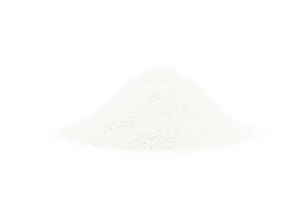 分離された小麦粉の山 — ストック写真