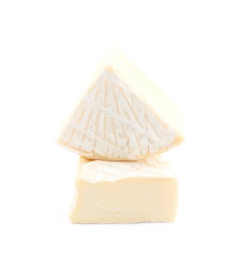 Brie peyniri izole