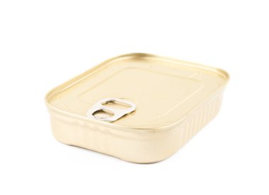 İzole kapalı teneke kutu