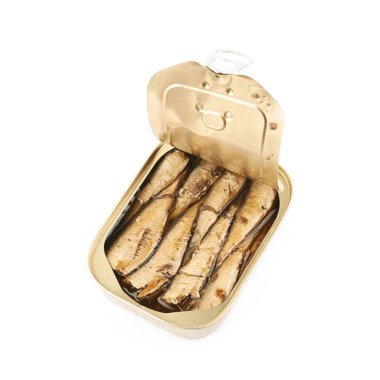 İzole yağ ile konserve hamsi