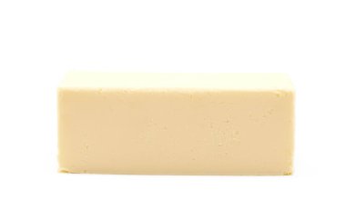 İzole tereyağı dilimi blok