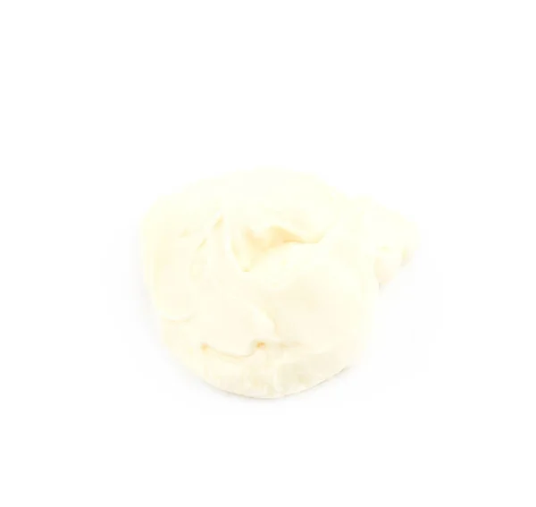 Na białym tle przetworzonego sera pleśniowego — Zdjęcie stockowe