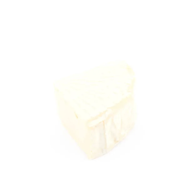 Brie-Käse isoliert — Stockfoto