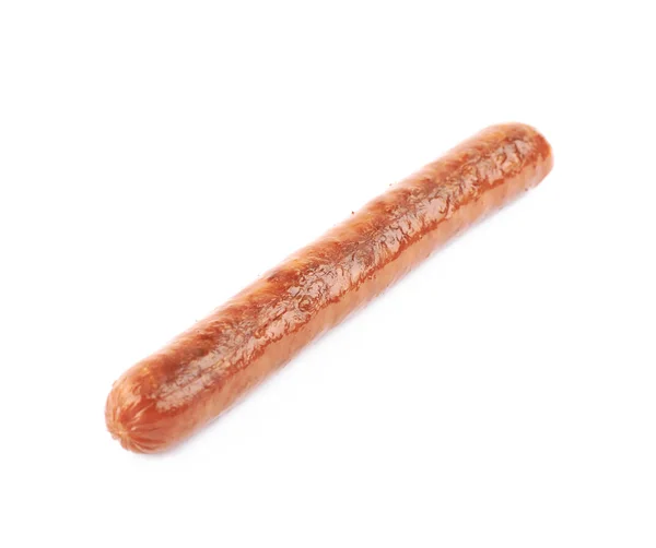 Saucisse de hot-dog cuite isolée — Photo