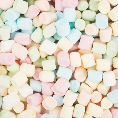 Mini marshmallow ile kaplı yüzey