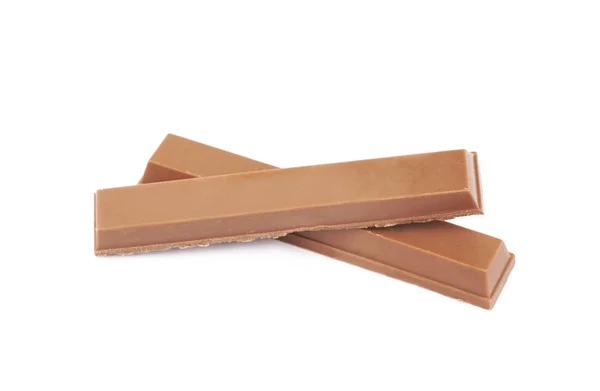 Wafer revestido de chocolate isolado — Fotografia de Stock