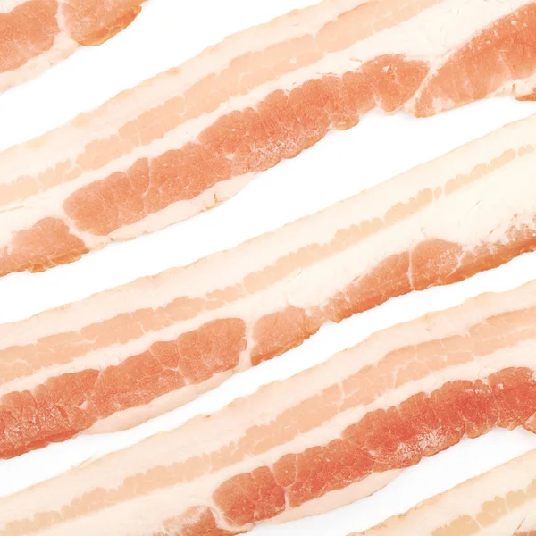 Çiğ Jambon dilimleri ile kaplı yüzey