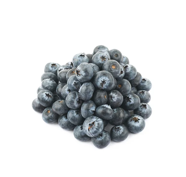 Pile of blueberries isolated — Stock Photo, Image