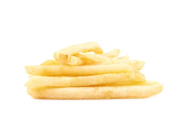 Pilha de batatas fritas isoladas — Fotografia de Stock