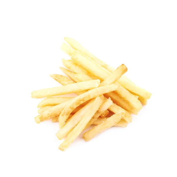 Pilha de batatas fritas isoladas — Fotografia de Stock